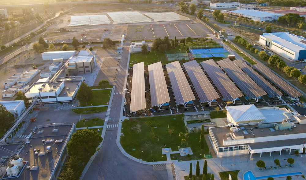 Huerto Solar en la Planta de Producción de Aranda de Duero